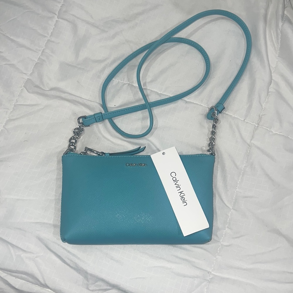 NWT- Turquoise Calvin Klein Bag